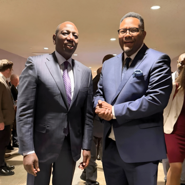 Ruto and Mwamba MWAMBA SHINES AT UNGA AS HH DUCKS OUT