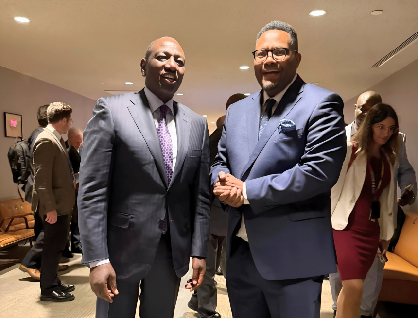 Ruto and Mwamba MWAMBA SHINES AT UNGA AS HH DUCKS OUT