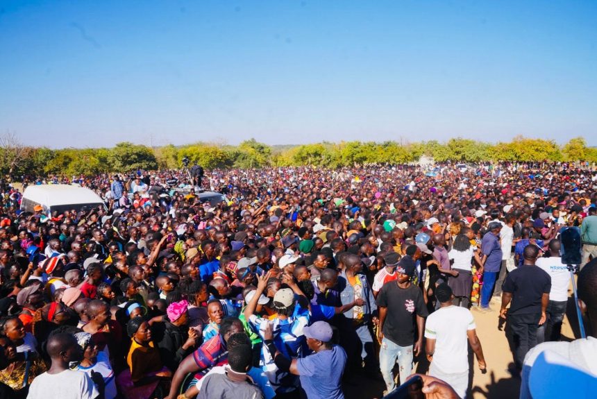 Petauke Rally THOUSANDS THRONG KASALA GROUNDS AS MUNDUBILE UNVEILS FARMER-FIRST AGENDA IN PETAUKE